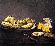 Edouard Manet Oysters painting